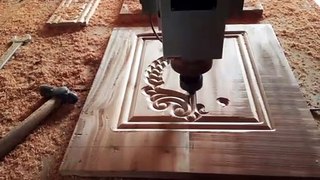 Let's see how the design is done on the wood in a very beautiful way through the CNC machine