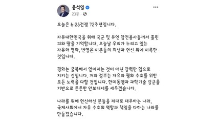윤 대통령 "평화는 굴복이 아닌 강력한 힘으로 지키는 것" / YTN