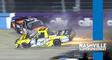Truck Series drivers cause wreck after going four wide