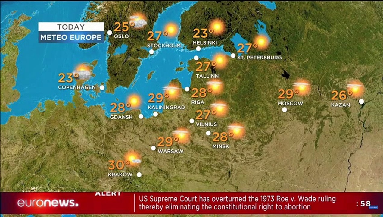 Euronews - Meteo Europe - 2022-06-25