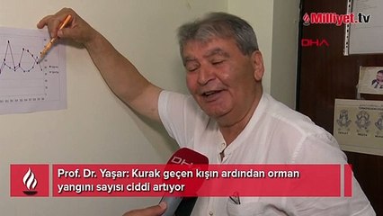 Prof. Dr. Yaşar: Kurak geçen kışın ardından orman yangını sayısı ciddi artıyor