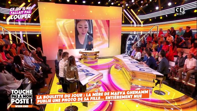 Magali Berdah choquée par une intervention de Danielle Moreau au sujet de Maëva Ghennam sur le plateau de Touche pas à mon poste