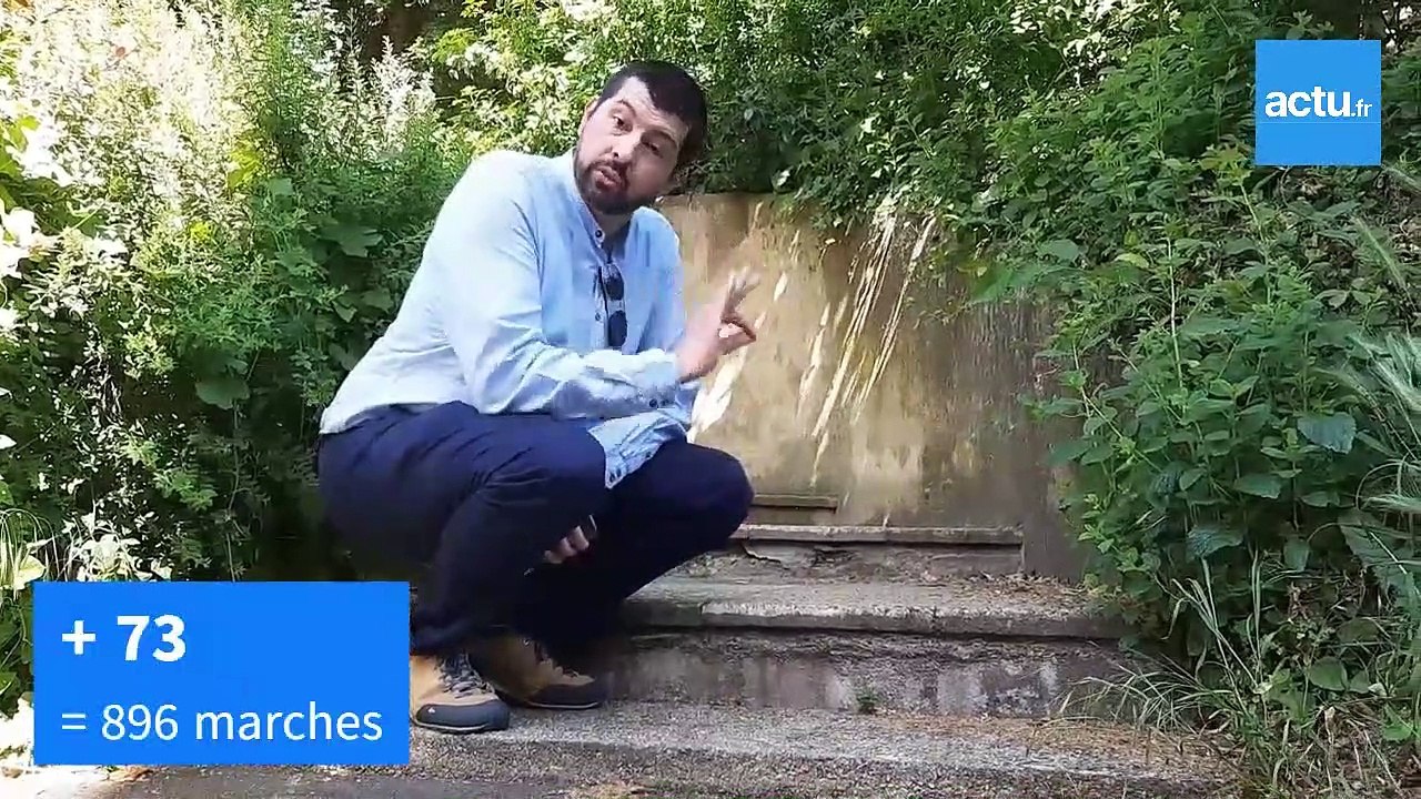 Combien les escaliers de la Cité Plantagenêt (Vieux-Mans) comptent-ils de marches  ?