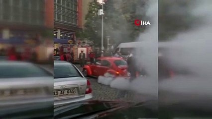 Düğün konvoyunda lastik yakmanın bedeli ağır oldu