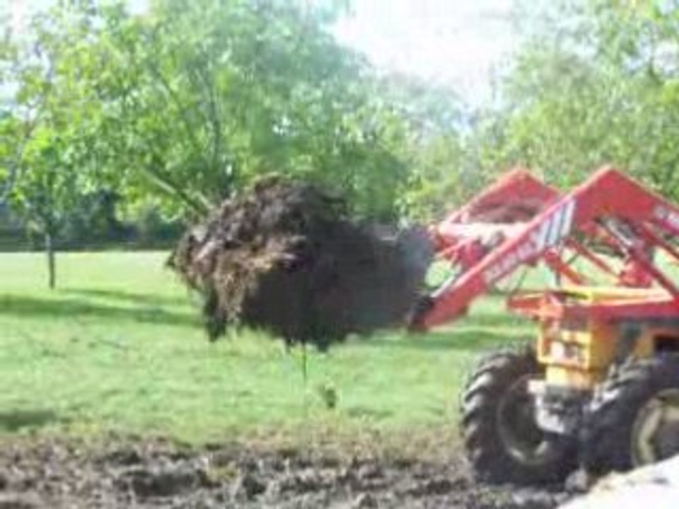 Chargement epander de fumier