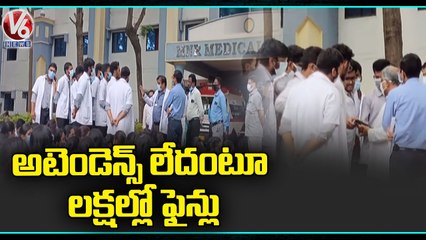 Students Protest Against Management  _ MNR Medical College _  Sangareddy V6 News