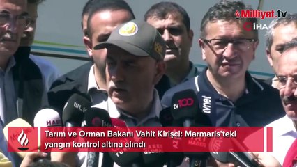 Marmaris yangınıyla ilgili açıklama: Kontrol altına alındı
