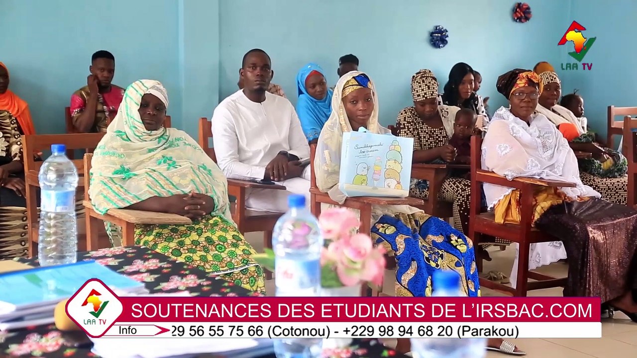 FORMATION PROFESSIONNELLE : Soutenance des étudiants de l'IRSBAC.COM