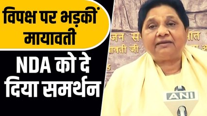 मायावती ने राष्ट्रपति चुनाव में NDA उम्मीदवार Droupadi Murmu का करेगी समर्थन, विपक्ष पर बोला हमला