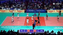 Japan vs. France - FIVB Volleyball Nations League - Men - Match Highlights, 25_06_2022
