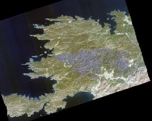 Son dakika! 'Göktürk-1'in gözünden Marmaris yangını