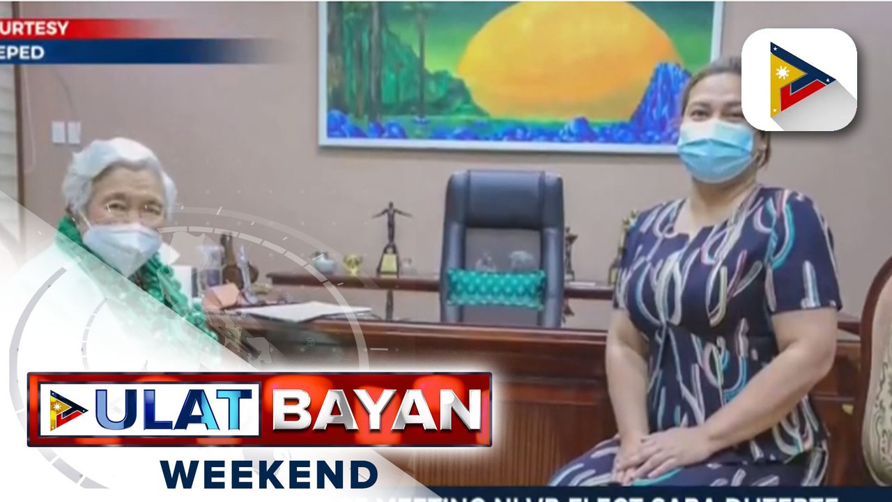 VP-elect Sara Duterte, nakipag-face-to-face meeting kay outgoing DepEd Sec. Leonor Briones