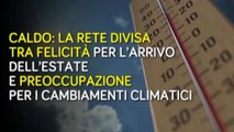 Cambiamenti climatici irrompono in conversazioni social italiani