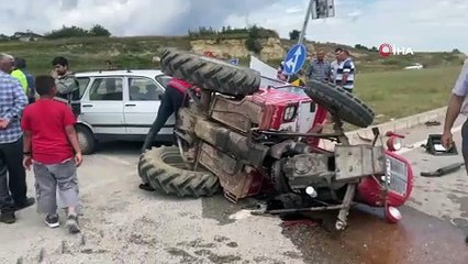 1 kişinin öldüğü kaza anı kamerada