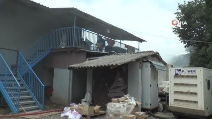 Son dakika haberi: Ormanlık alandaki fabrika çıkan yangında kullanılamaz hale geldi