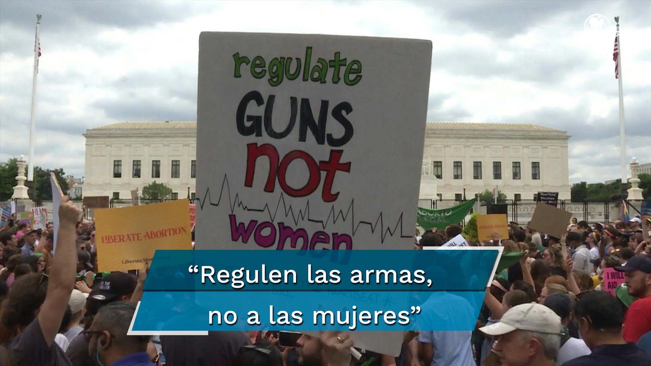 “Horrible”, “¿cuántos derechos nos van a arrebatar?”. Anula Corte derecho al aborto en EU