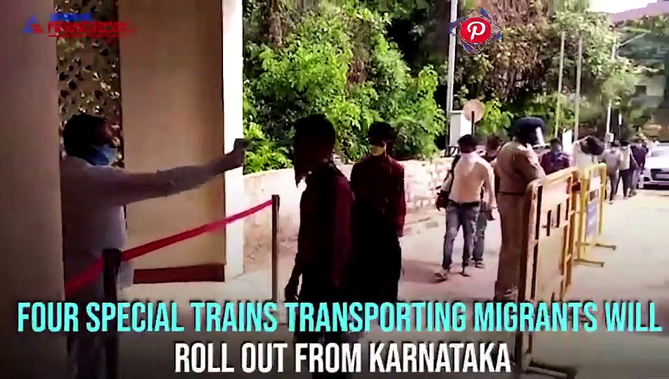Four special trains to leave from Karnataka for migrant labourers