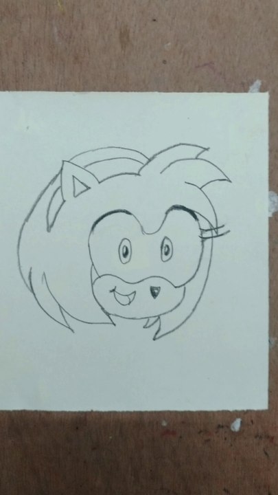 How to draw Amy Rose