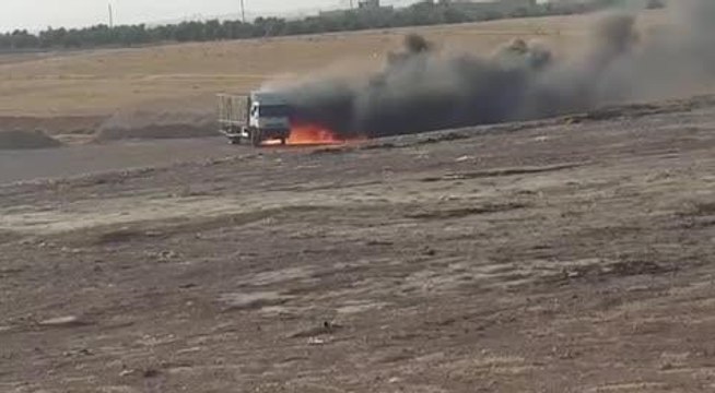 Son dakika haberleri | İçişleri: Cerablus'ta Bomba Yüklü Kamyon İmha Edildi