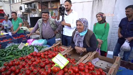Babacan’ın "Biz devraldığımızda çeyrek altın 70 liraydı" sözlerine kadın pazarcı: “50 liraya bir kilo biber sattık”
