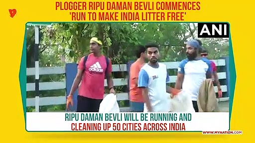 India's first plogger Ripu Daman Bevli commences ‘plogging’ run in Kolkata