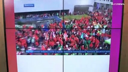 THE CUBE | La visión de la televisión estatal rusa sobre la protesta en Bruselas contra ley salarial