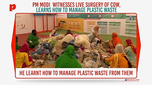 Mathura: PM Modi meets 25 women rag pickers, learns how to manage plastic waste