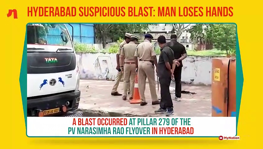 Hyderabad: Suspicious blast on footpath; man tries to open box, loses hands