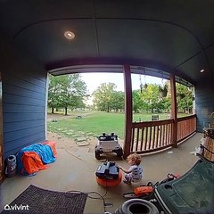 Young Boy Gets Startled by Air Compressor
