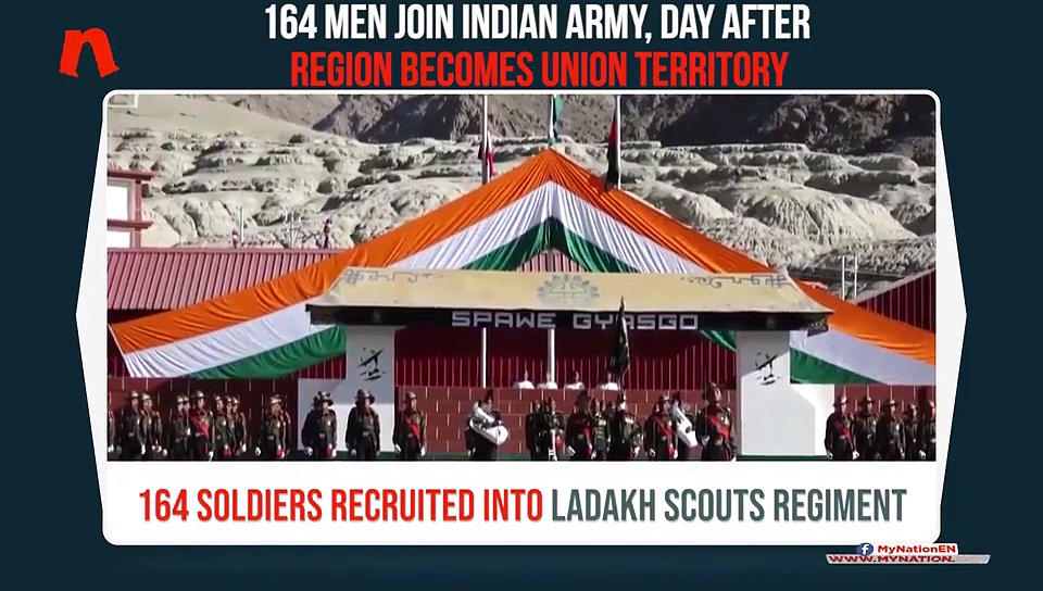 164 soldiers recruited into Ladakh Scouts Regiment