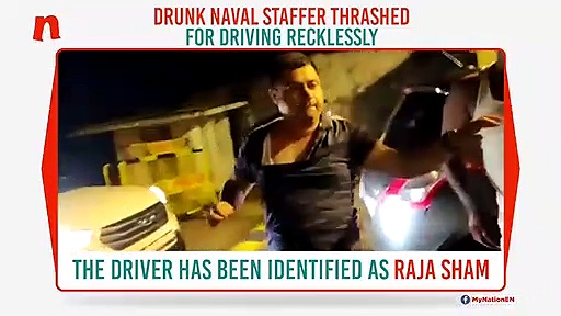 Karwar residents thrash naval staffer for drunk driving