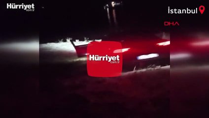 Haciz borçlarına sinirlendi, otomobilini uçurumdan attı