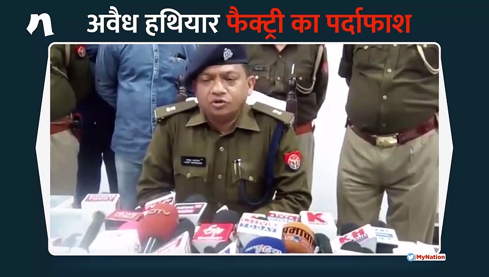 सहारनपुर में अवैध हथियार फैक्ट्री का भंडाफोड़