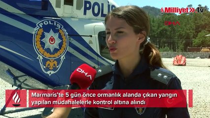Yangının kahramanları! Aralıksız çalıştılar