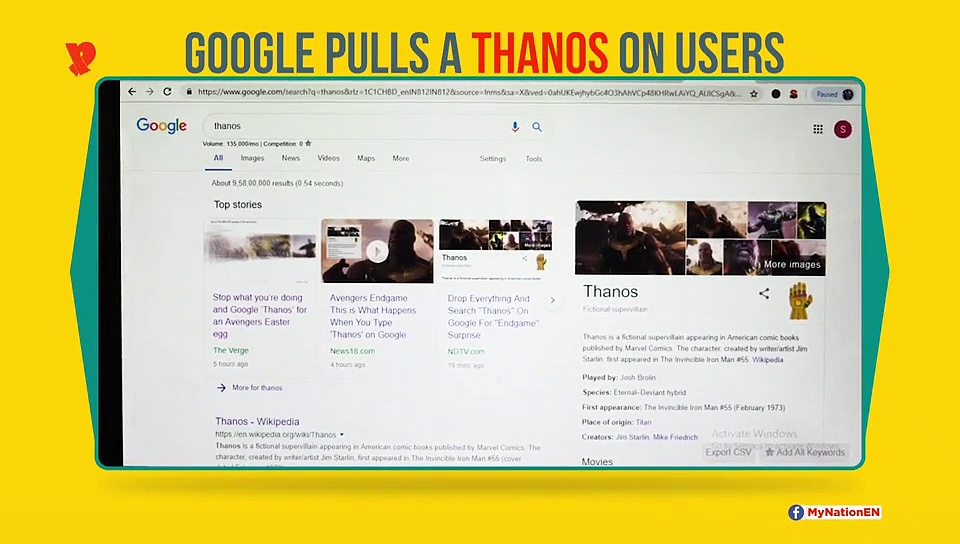 Google releases Avengers theme Easter egg