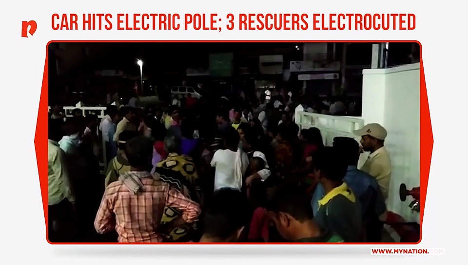 3 men electrocuted while trying to save accident victims in Mandya