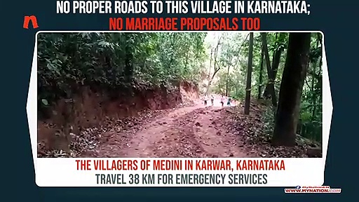 Karnataka: Bad roads to this village in Karwar keeps wedding proposals away