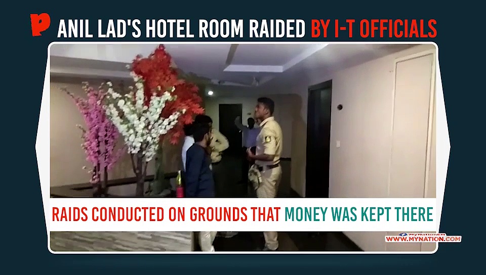 Income tax raid at Congress leader Anil Lad’s hotel room in Ballari
