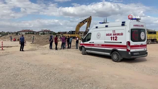 Kanalizasyon çalışması sırasında toprak kayması meydana geldi: 1 işçi hayatını kaybetti