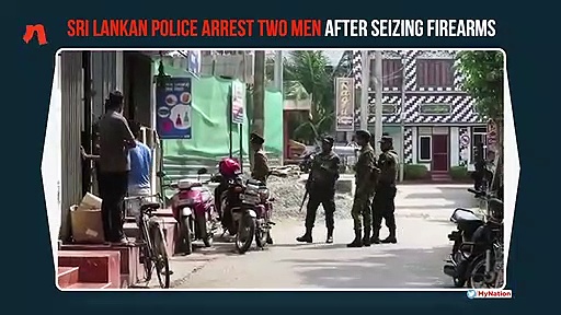 Sri Lanka police arrest 4 after air guns, bullets found in car