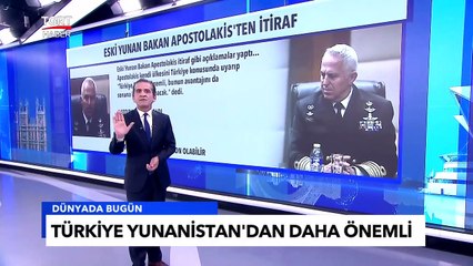 Yunan Eski Bakan Apostolakis'ten Türkiye İtirafı - Tuna Öztunç ile Dünyada Bugün
