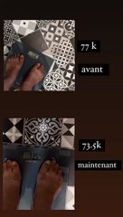 Soukdavone Gayat révèle sa perte de poids sur Instagram. Le 25 juin 2022.