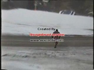 Chute de ski Raph Autriche