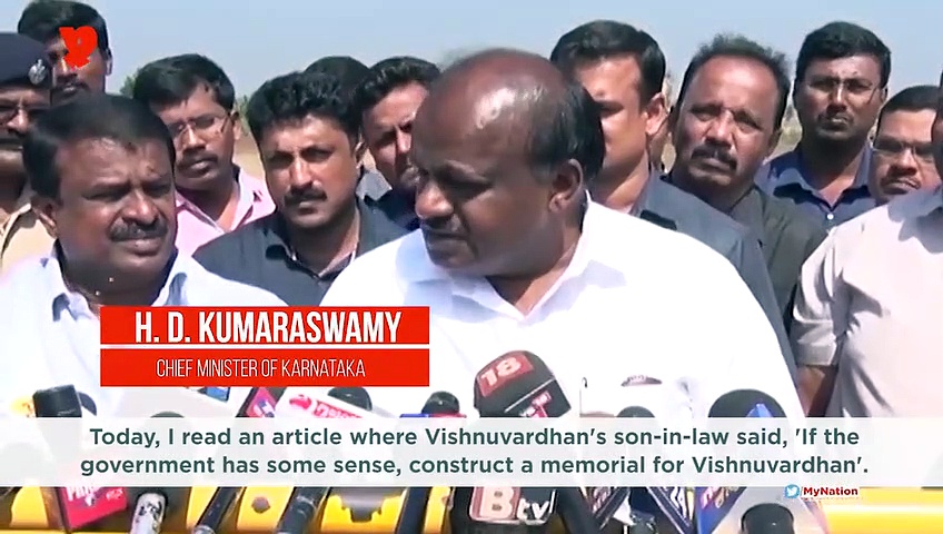 Vishnuvardhan's son-in-law lashes out against decision to make memorial for Ambareesh, HD Kumaraswamy responds