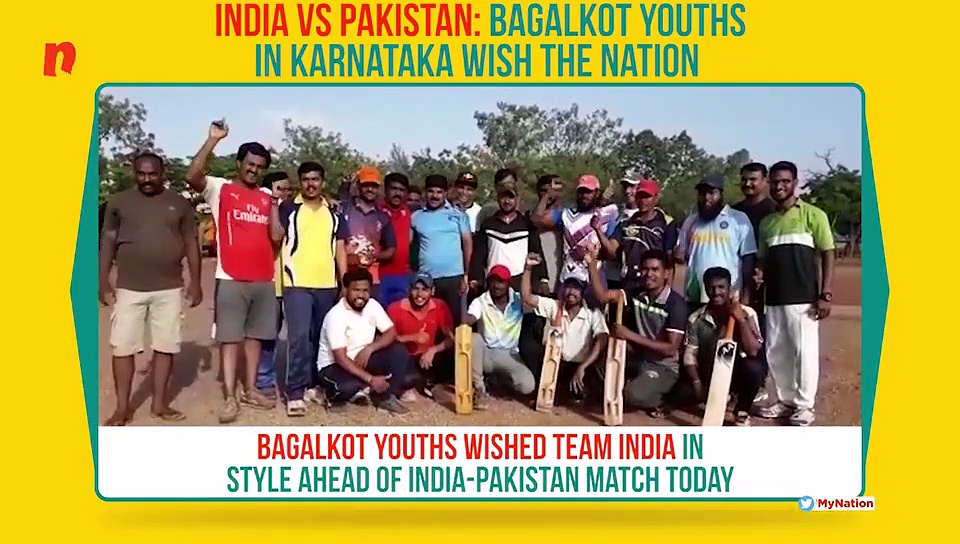Karnataka youths wish India in style ahead of World Cup match against Pakistan