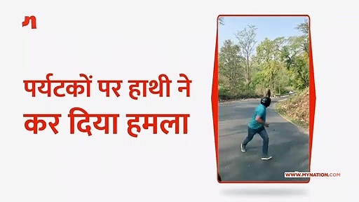 ...जब हाथी ने कर दिया पर्यटकों पर हमला