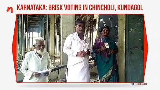 Chincholi, Kundagol bypoll: Voters throng polling booths while Kundagol BJP candidate visits temple