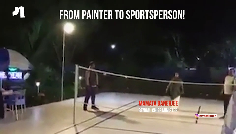WATCH: 'Shuttler Didi' Mamata Banerjee shows off badminton skills, video goes viral