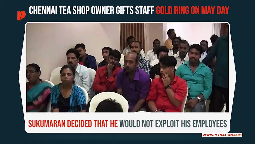 Labour Day: Chennai tea shop owner treats staff in five-star hotel, gifts gold ring