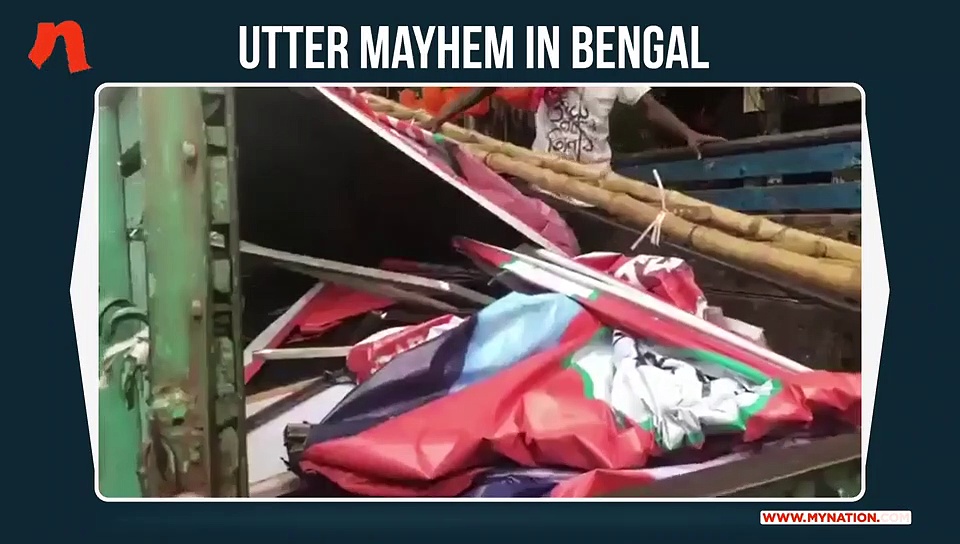 Total breakdown of law and order during Amit Shah's Kolkata rally; TMC, BJP trade charges